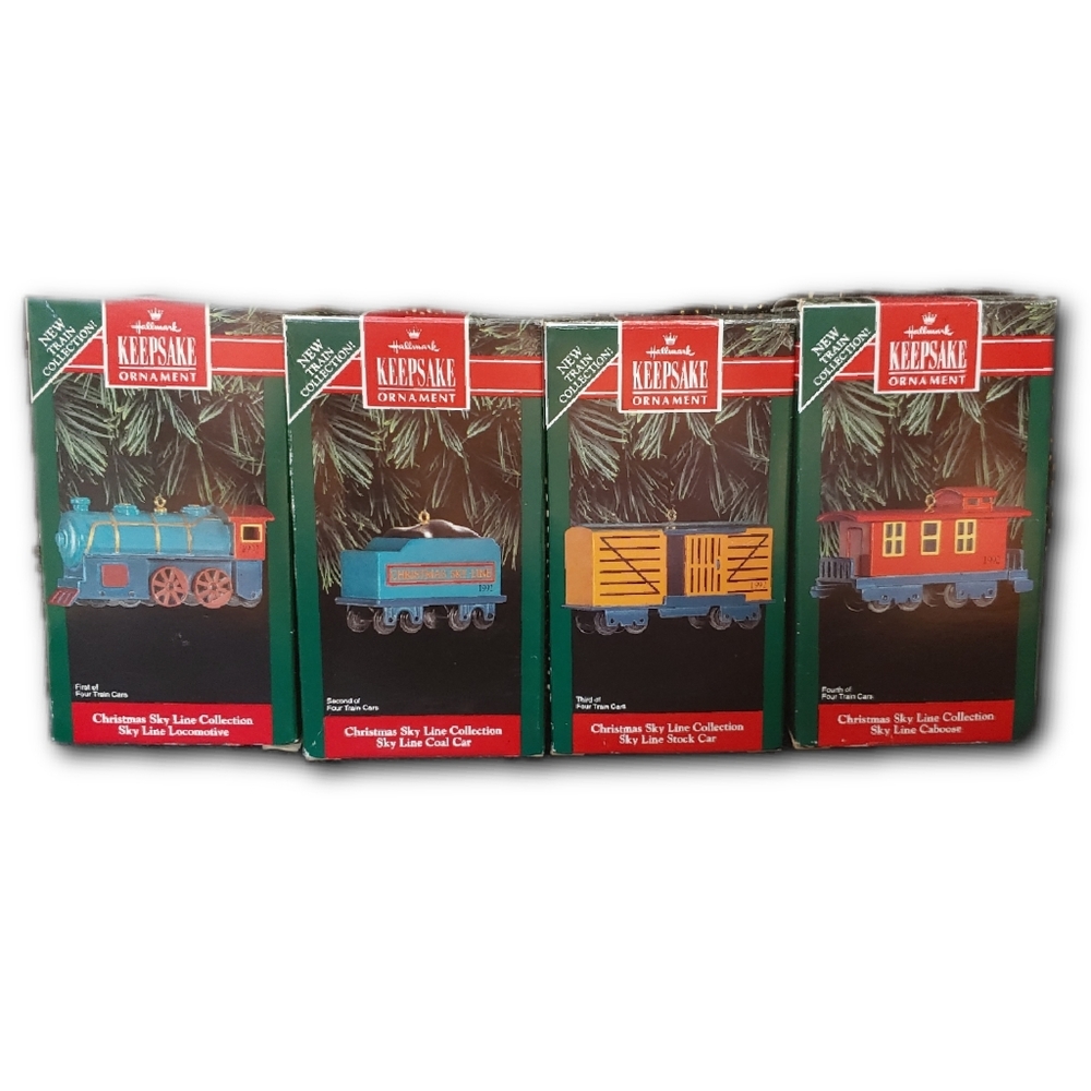 VTG! Hallmark 1992 Sky Line Train Set